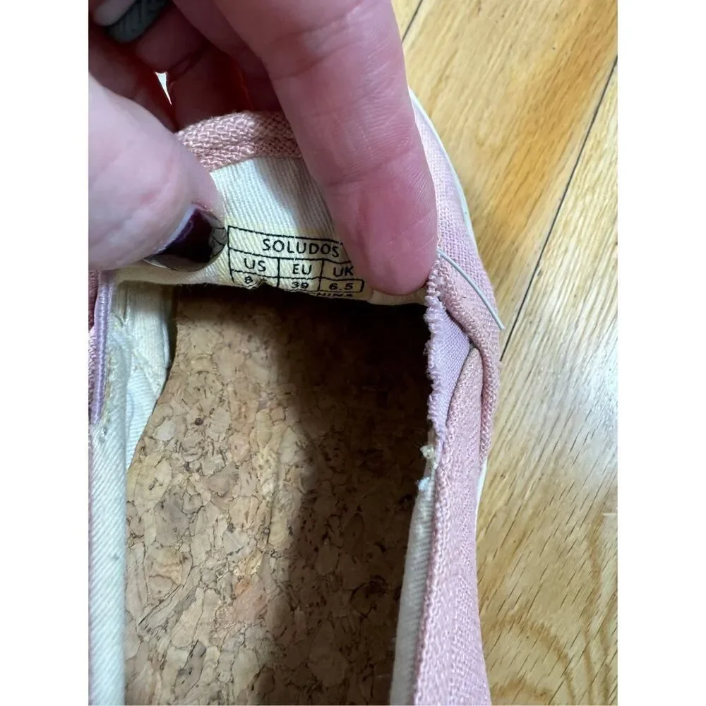 kate spade Pale Yellow Suede Espadrille Flats with Pink Tie